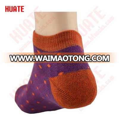 Cute Knitted Dots Girls/Women Ankle Socks With Half Terry In The Sole